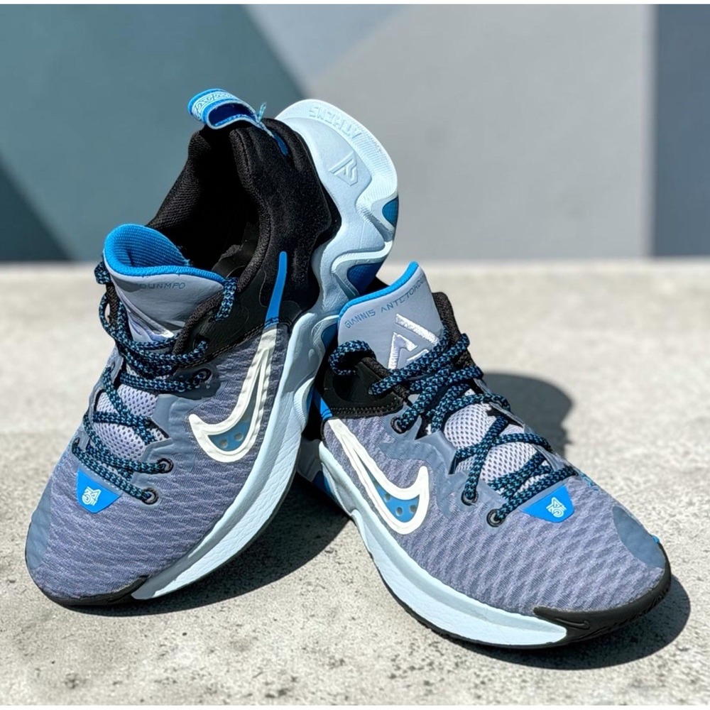 Nike Giannis Immortality Basketball Shoes, Slate Grey/Blue CZ4099-400 Size 9